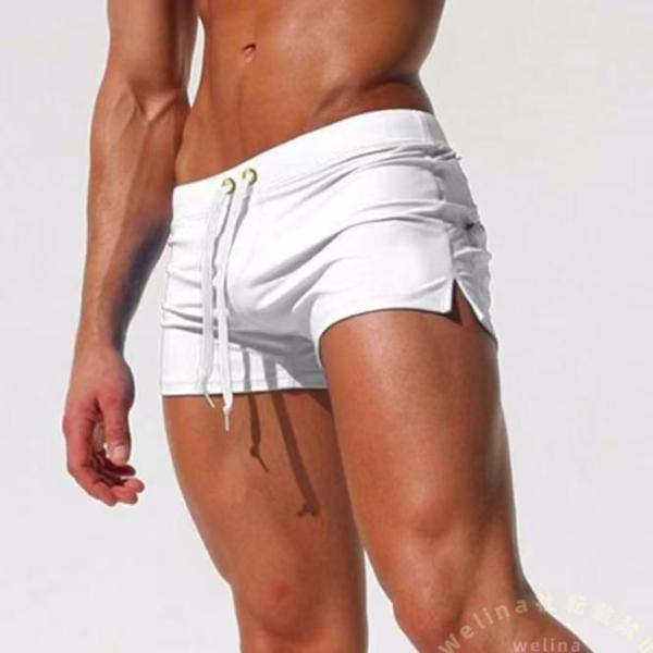 メンズ水着 スイムウェア 海パン ショートトランクス Welina（株） ボクサー型 ローライズ 短...