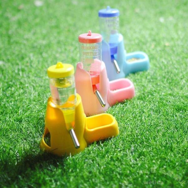 小動物用給水器付き食器 置き型 卓上 80ml ハムスター Welina（株） リス/ハリネズミ対応...
