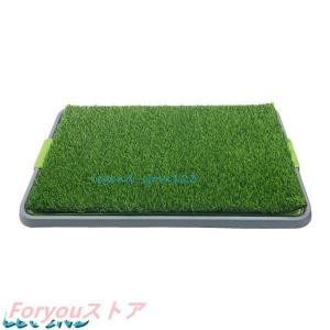 犬のトイレ人工芝付きペットトレー芝生パッドWe...の詳細画像4
