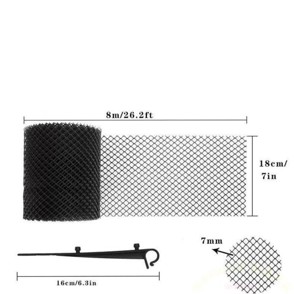 雨樋カバー 雨樋ネット 落ち葉よけ ゴミ防止 固定金具付 Welina 雨どいガード 目詰まり防止 ...