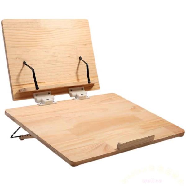 学習台 傾斜 ライティングボード 竹製 木製 卓上 書見台 Welina（株） 大人子供のリビング学...