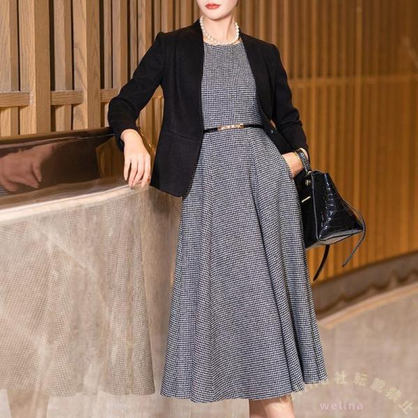 顔合わせ 服装 母親 60代 セットアップ ワンピーススーツ Welina セレモニースーツ 40代...