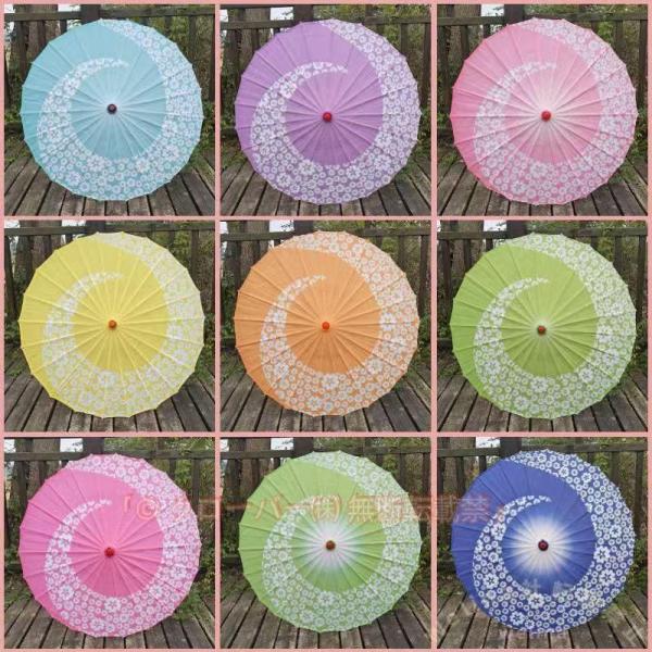 古風紙傘 子供和傘 踊り傘 日傘 唐傘 和装風 長傘 Welina（株） 文化祭 学園祭 演奏会 小...