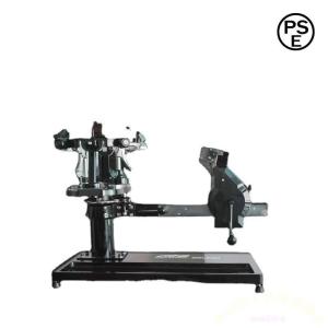 手動ガット張り機 テニス/バドミントン対応 ストリングマシン Welina 手回し引き機 糸通し機付き 自宅で張替え 省スペース 部活サポートにも