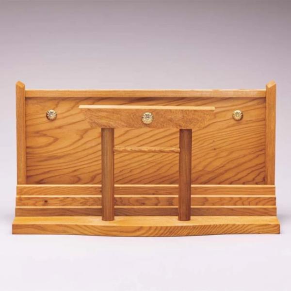 屋久杉 神棚『結』 屋久杉認定シール付き 屋久島 木彫り 風水 インテリア 三社造り 郡山康則 神木...