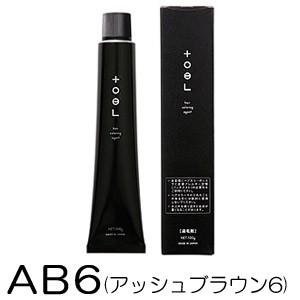 インターコスメ トエルカラー AB6(アッシュブラウン6) 100g [医薬部外品]〜染毛剤・1剤〜