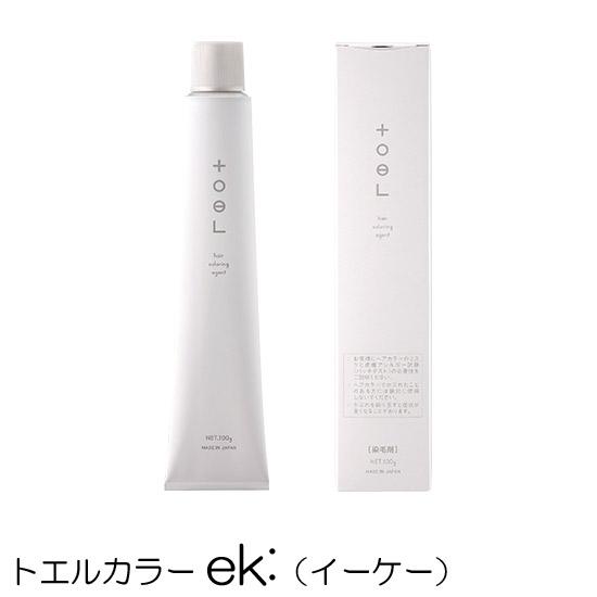 『新発売』インターコスメ トエルカラー ek:(イーケー) 100g [医薬部外品] 韓国風ヘアカラ...