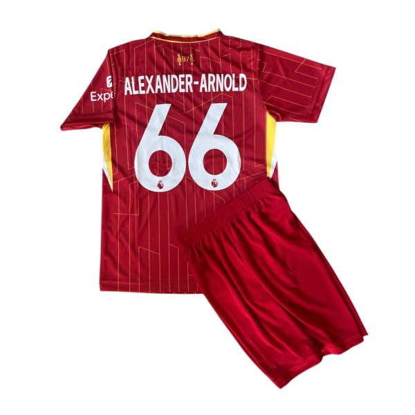 アレクサンダー・アーノルド背番号66 リバプール ホーム 24/25 子供 ユニフォーム 海外 サ ...