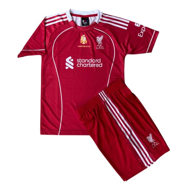 25/26 リバプール　ホーム  子供用 海外 サッカー レプリカ ユニフォーム トップス Tシャツ...