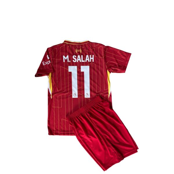 サラー背番号11 リバプール ホーム 24/25 子供 ユニフォーム    海外 サ ッカー レプリ...