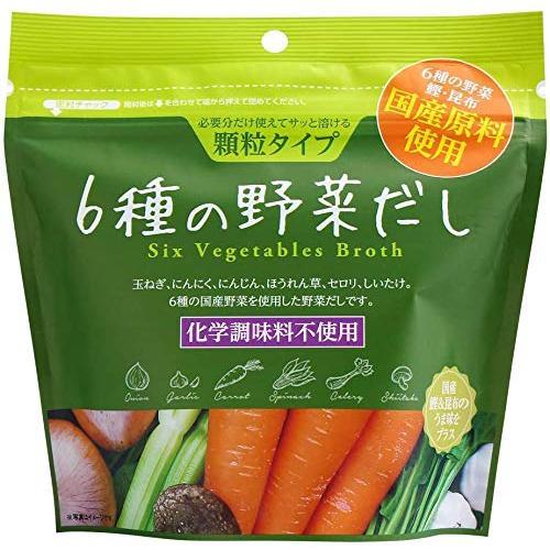 【週末限定はポイント5倍】トーノー 6種の野菜だし 化学調味料不使用 国産野菜使用 90g