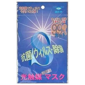 光触媒シート入マスク 1枚入 繰り返し使用 ポイント消化