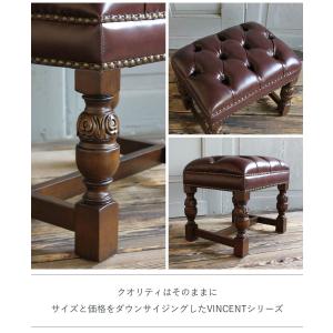 スツール チェスターフィールド アンティーク ...の詳細画像1