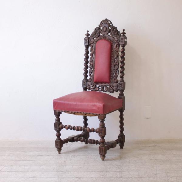 送料無料 アンティーク家具 安い 椅子 シングルチェア ビンテージ レトロ ヨーロッパ ウェリントン...