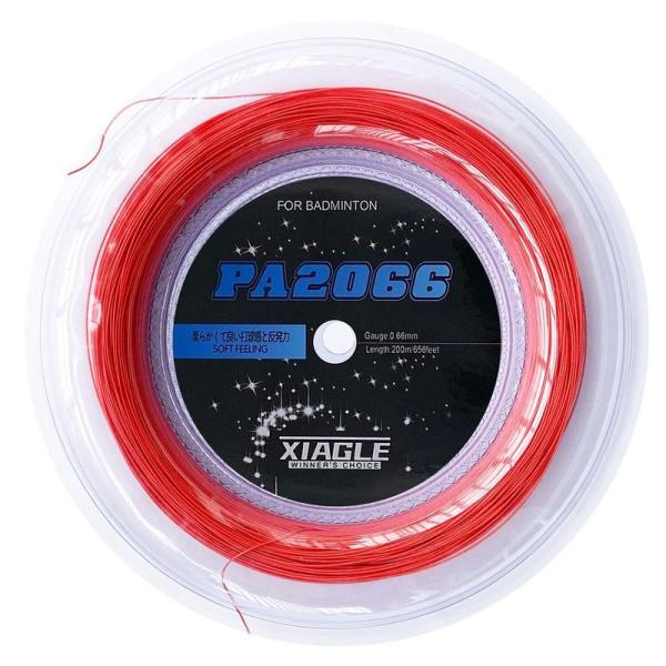 (0.66mm) PA2066バドミントン ストリングス 200ｍ 高反発ストリング、初級者、中級者...
