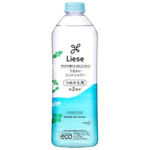 花王 リーゼ うるおいミントシャワー つめかえ用 (340mL) スタイリング剤 ヘアミスト 詰め替...