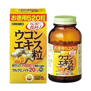 520粒 ウコンエキス粒 オリヒロ オリヒロ　ウコンエキス粒　徳用　 　秋ウコン　クルクミノイド　※軽減税率対象商品