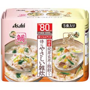 アサヒ リセットボディ 体にやさしい鯛＆松茸雑炊 (5食入り) ダイエット食品　※軽減税率対象商品｜wellness-web