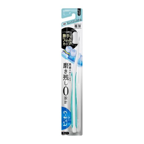 花王 ピュオーラ ハブラシ コンパクトスリム ふつう (1本) 歯ブラシ