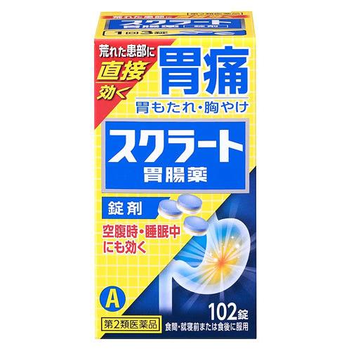 【第2類医薬品】ライオン スクラート 胃腸薬 錠剤 (102錠) 胃もたれ 胸やけ