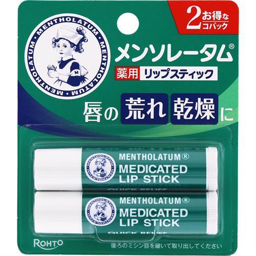 ロート製薬　メンソレータム　薬用　リップスティック　XD　(4.0g×2コパック)　【医薬部外品】　...