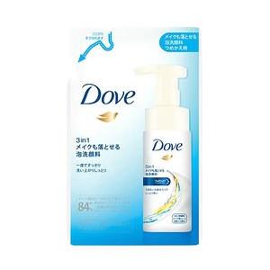 ユニリーバ　Dove　ダヴ　3in1　メイクも落とせる泡洗顔料　つめかえ用　(120mL)　詰め替え...
