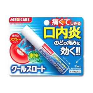 【第3類医薬品】森下仁丹　メディケア　クールスロート　(6mL)　口内炎　のどの痛み｜wellness-web