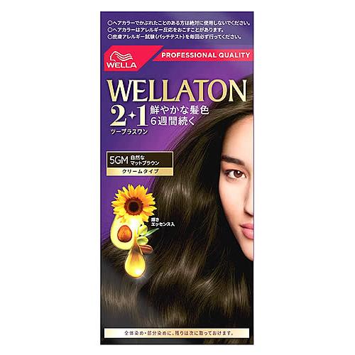 ウエラ ウエラトーン ツープラスワン 2+1 クリームタイプ 5GM 自然なマットブラウン (1セッ...