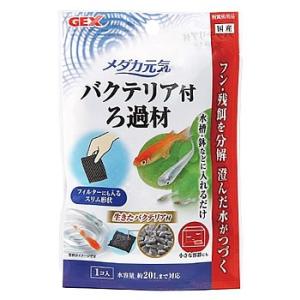 ジェックス　メダカ元気　バクテリア付ろ過材　(約20g)　メダカ用　濾過材　観賞魚用品