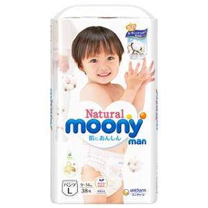 ユニチャーム ナチュラル ムーニーマン パンツ Lサイズ 男...
