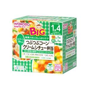 和光堂　ビッグサイズの栄養マルシェ　つぶつぶコーンクリームシチュー弁当　1歳4ヶ月頃〜　(130g+80g)　彩り野菜の豚丼　※軽減税率対象商品
