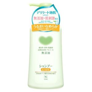 牛乳石鹸　カウブランド　無添加シャンプー　しっとり　ポンプ付　(500mL)　ノンシリコン