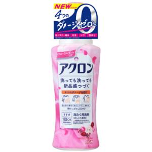 ライオン　アクロン　フローラルブーケの香り　本体　(450mL)　おしゃれ着用洗剤｜wellness-web