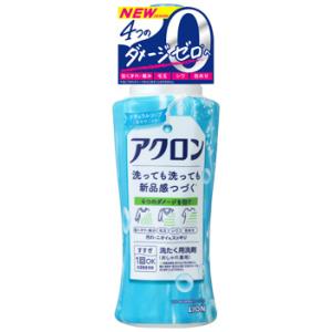 ライオン　アクロン　ナチュラルソープの香り　本体　(450mL)　おしゃれ着用洗剤｜wellness-web