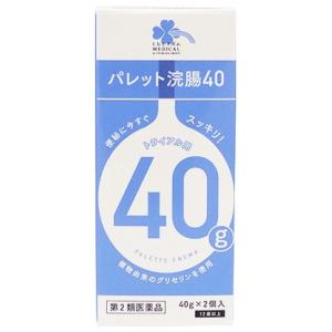 【第2類医薬品】くらしリズム メディカル パレット浣腸40 (40g×2個入) 便秘薬 トライアル用