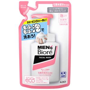 花王 メンズビオレ 泡タイプ洗顔 肌ケア つめかえ用 (130mL) 詰め替え用 洗顔フォーム｜wellness-web