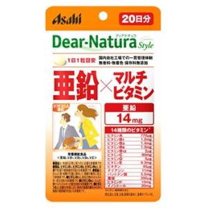 アサヒ ディアナチュラ スタイル 亜鉛×マルチビタミン 20日分 (20粒) 栄養機能食品　※軽減税率対象商品｜wellness-web