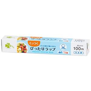 くらしリズム くっつく ぴったりラップ (30cm×100m) ラップフィルム｜wellness-web