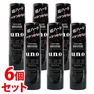 《セット販売》　ファイントゥデイ uno ウーノ スーパーハードムース (180g)×6個セット ス...