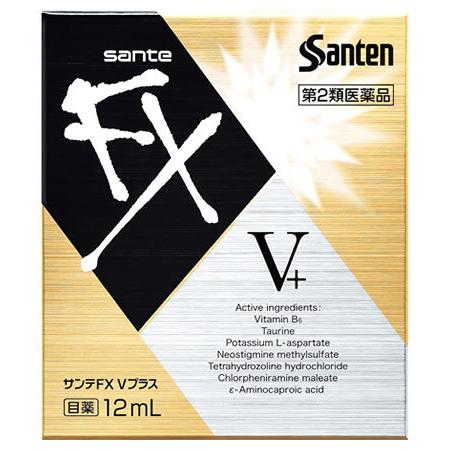 【第2類医薬品】参天製薬 サンテFX Vプラス (12mL) 目薬 目の疲れ 結膜充血　【セルフメデ...