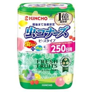 金鳥 KINCHO キンチョウ 虫コナーズ ビーズタイプ 250日用 フレッシュフルーツの香り (3...
