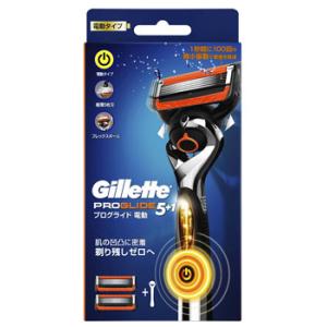 P&G ジレット プログライド フレックスボール パワー ホルダー (本体＋替刃2個付) 電動タイプ 髭剃り カミソリ　P＆G