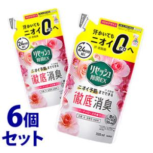 《セット販売》　花王 リセッシュ 除菌EX ガーデンローズの香り つめかえ用 (320mL)×6個セ...