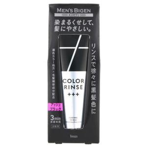 ホーユー メンズビゲン カラーリンス トリプルプラス アッシュブラック (120g) 白髪染め