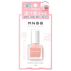 BCLカンパニー M・N・B・B パーフェクトネイルコート カラー SH01 ニュートラルピンク (9mL) ネイル マニキュア｜wellness-web