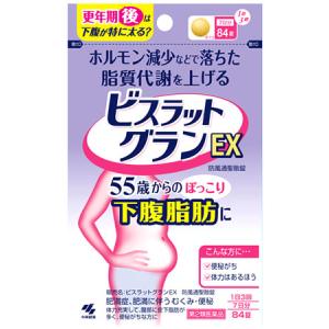 【第2類医薬品】小林製薬 ビスラットグランEX 防風通聖散錠 (84錠) 下腹脂肪に 防風通聖散　【セルフメディケーション税制対象商品】｜wellness-web