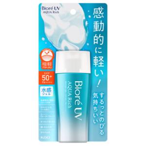 花王 ビオレ UV アクアリッチ ウォータリージェル SPF50+ PA++++ (70mL) 顔・...