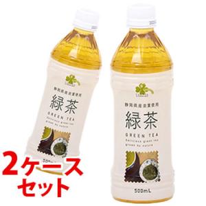 《2ケースセット》　くらしリズム 緑茶 (500mL)×24本×2ケース お茶 清涼飲料水　※軽減税率対象商品｜wellness-web