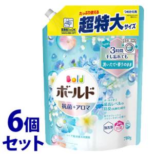 《セット販売》　P&amp;G ボールドジェル 爽やかフレッシュフラワーサボンの香り つめかえ用 超特大 (...