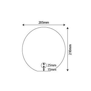 丸うちわ 小ロット コロナ対策 注意喚起 ノベ...の詳細画像1